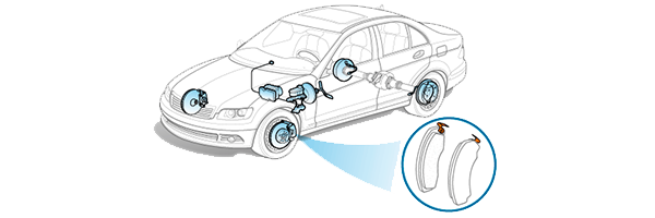 Замена тормозных колодок